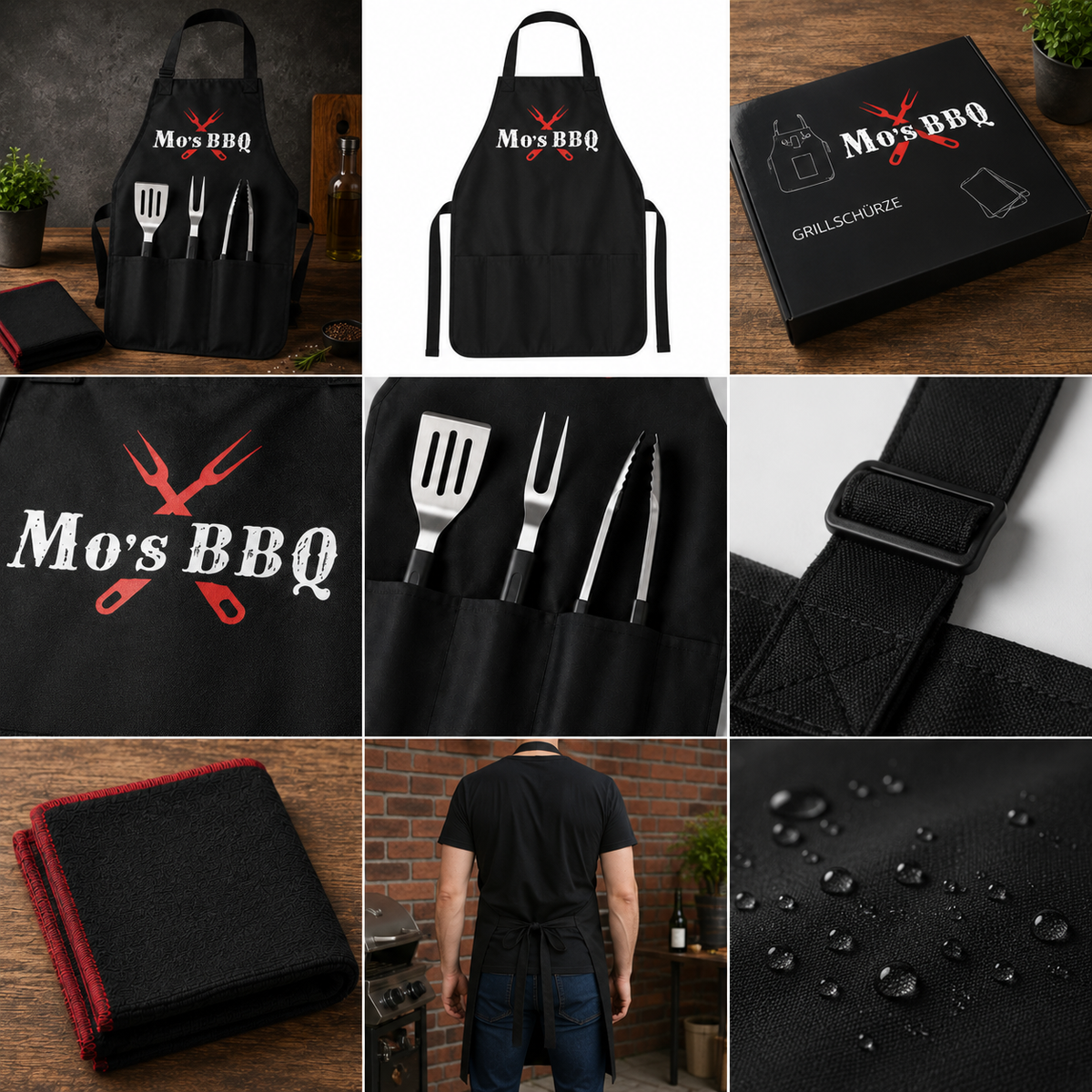 Mo's BBQ Grillschürze