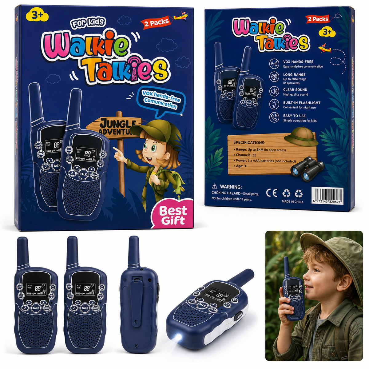 Walkie Talkies 2er Set
